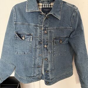 Vintage Burberry Classic Blue Denim Jacket (barely worn!)